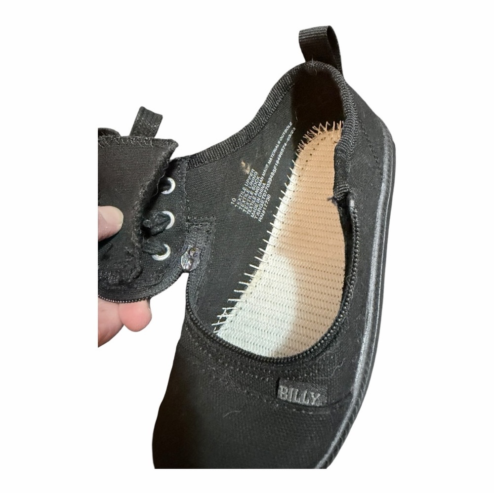 Billy top zip black Kids shoes (no insert) Kids Shoes size 10 Toddler - Picture 8 of 8